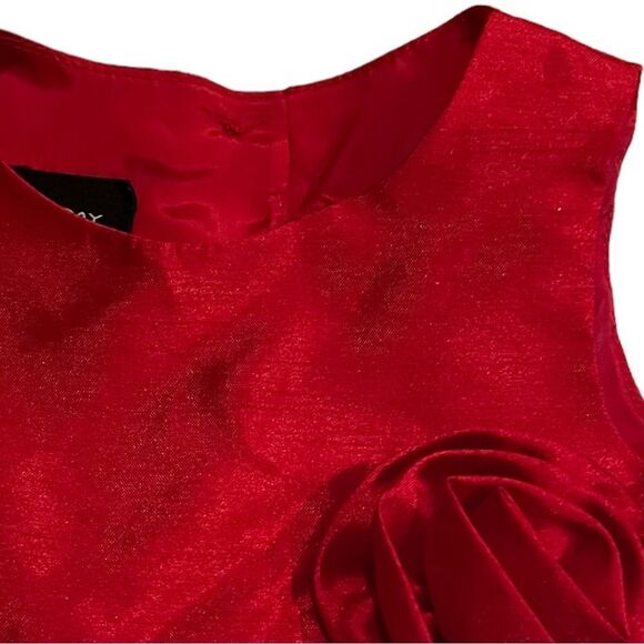 😊3/$30 Baby Girl Holiday Editions Red And Silver Sparkle TuTu Dress Size 3-6 Mo - Picture 7 of 16